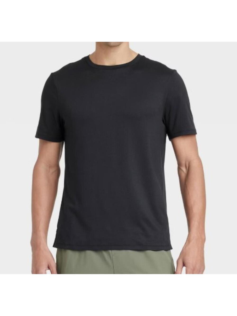 Men's Short Sleeve Seamless  Performanc T-Shirt - All In Motion™ Black XL